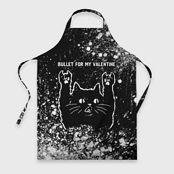 Фартук кулинарный Bullet For My Valentine Rock Cat, цвет: 3D-принт