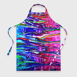 Фартук кулинарный Абстракция масляными красками, цвет: 3D-принт