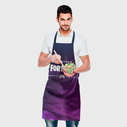 Фартук кулинарный Fortnite Gaming Champion: рамка с лого и джойстико, цвет: 3D-принт — фото 2