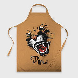 Фартук кулинарный Born be wild!, цвет: 3D-принт