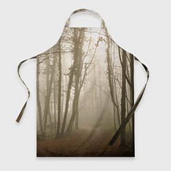 Фартук кулинарный Туманный лес на восходе, цвет: 3D-принт