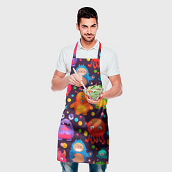 Фартук кулинарный CHARMING MONSTERS, цвет: 3D-принт — фото 2