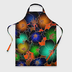 Фартук кулинарный Vanguard floral pattern Summer night Fashion trend, цвет: 3D-принт