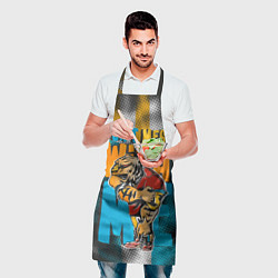 Фартук кулинарный Не буди во мне тигра, цвет: 3D-принт — фото 2