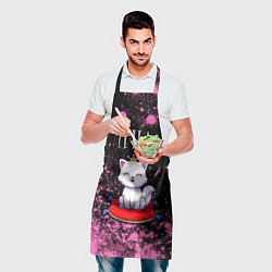 Фартук кулинарный Яна - КОШКА - Краска, цвет: 3D-принт — фото 2
