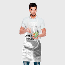 Фартук кулинарный Atletico Madrid Champions Униформа, цвет: 3D-принт — фото 2