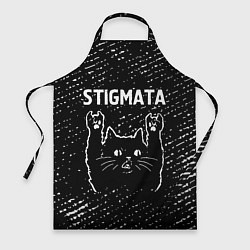 Фартук кулинарный Группа Stigmata и Рок Кот, цвет: 3D-принт