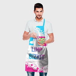 Фартук кулинарный Limp Bizkit Neon Gradient, цвет: 3D-принт — фото 2