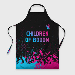 Фартук кулинарный Children of Bodom - neon gradient: символ сверху, цвет: 3D-принт