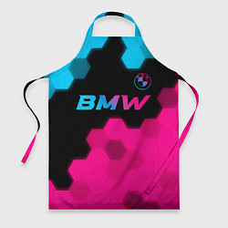 Фартук BMW - neon gradient: символ сверху