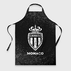Фартук кулинарный Monaco с потертостями на темном фоне, цвет: 3D-принт