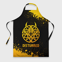 Фартук Disturbed - gold gradient