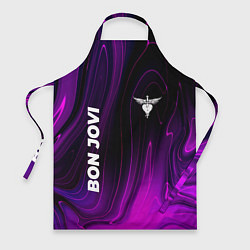Фартук кулинарный Bon Jovi violet plasma, цвет: 3D-принт