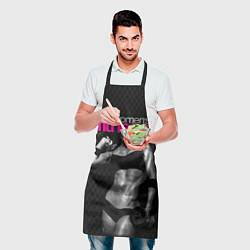 Фартук кулинарный Фитнес-модель с гантелями, цвет: 3D-принт — фото 2