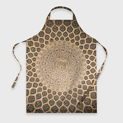 Фартук кулинарный Мандала с арабской темой, цвет: 3D-принт