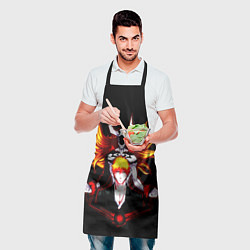 Фартук кулинарный Ичиго пробуждение - Блич, цвет: 3D-принт — фото 2