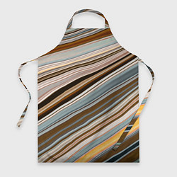 Фартук кулинарный Colored wavy lines, цвет: 3D-принт