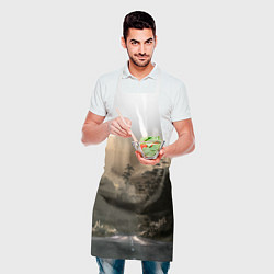 Фартук кулинарный Дорога в закaт, цвет: 3D-принт — фото 2