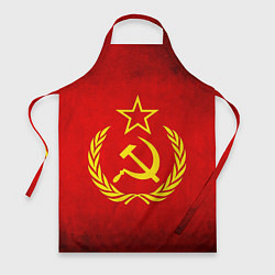 Фартук кулинарный СССР - старый флаг, цвет: 3D-принт