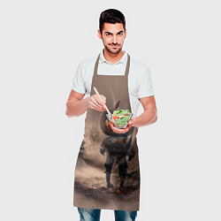 Фартук кулинарный Человек-тыква, цвет: 3D-принт — фото 2