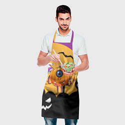 Фартук кулинарный Одноглазая тыква, цвет: 3D-принт — фото 2