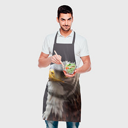 Фартук кулинарный Орел на градиентном фоне, цвет: 3D-принт — фото 2