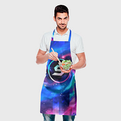 Фартук кулинарный Skillet неоновый космос, цвет: 3D-принт — фото 2