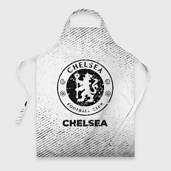 Фартук кулинарный Chelsea с потертостями на светлом фоне, цвет: 3D-принт