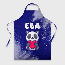 Фартук кулинарный Ева панда с сердечком, цвет: 3D-принт
