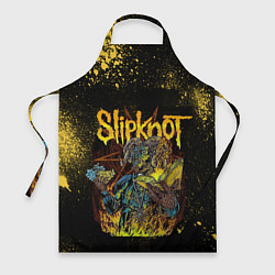 Фартук кулинарный Slipknot Yellow Monster, цвет: 3D-принт