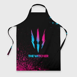 Фартук кулинарный The Witcher - neon gradient, цвет: 3D-принт