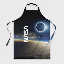 Фартук кулинарный Солнечное затмение в открытом космосе, цвет: 3D-принт