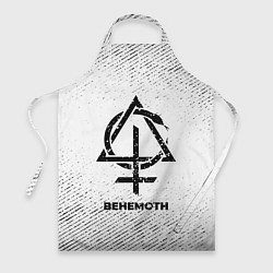 Фартук кулинарный Behemoth с потертостями на светлом фоне, цвет: 3D-принт