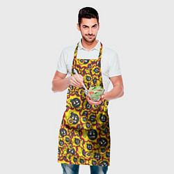 Фартук кулинарный Serious Sam logo pattern, цвет: 3D-принт — фото 2