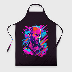 Фартук кулинарный Jason Statham - pop art, цвет: 3D-принт