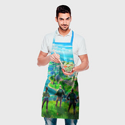 Фартук кулинарный Фортнайт, цвет: 3D-принт — фото 2