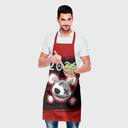 Фартук кулинарный НГ Кролик злой, цвет: 3D-принт — фото 2