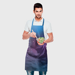 Фартук кулинарный Космический дождь, цвет: 3D-принт — фото 2