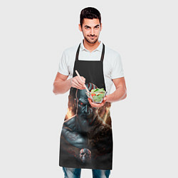 Фартук кулинарный God of War life and dead, цвет: 3D-принт — фото 2
