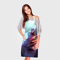 Фартук кулинарный Баттлфилд 5 девушка, цвет: 3D-принт — фото 2