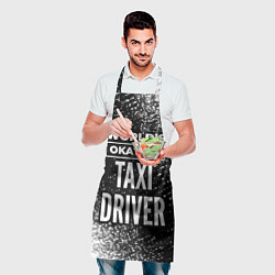 Фартук кулинарный Worlds okayest taxi driver - dark, цвет: 3D-принт — фото 2
