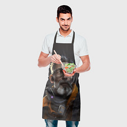 Фартук кулинарный Фриман на пенсии, цвет: 3D-принт — фото 2