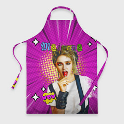 Фартук кулинарный Madonna 80s Pop Art, цвет: 3D-принт
