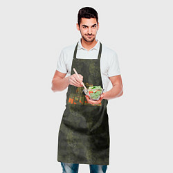 Фартук кулинарный Леонид камуфляж, цвет: 3D-принт — фото 2