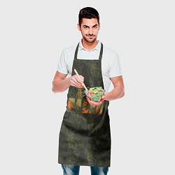 Фартук кулинарный Павел камуфляж, цвет: 3D-принт — фото 2
