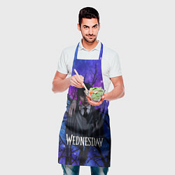 Фартук кулинарный Wednesday background, цвет: 3D-принт — фото 2