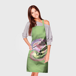 Фартук кулинарный Женская рука держит цветы, цвет: 3D-принт — фото 2