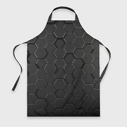 Фартук Abstraction hexagon grey