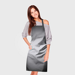 Фартук кулинарный Серебристый градиент, цвет: 3D-принт — фото 2