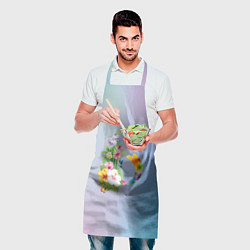Фартук кулинарный Цветочная восьмёрка, цвет: 3D-принт — фото 2
